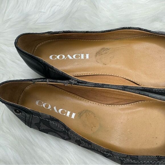Coach Chelsea Signature Logo Ballet Flats 8.5 - Picture 4 of 8
